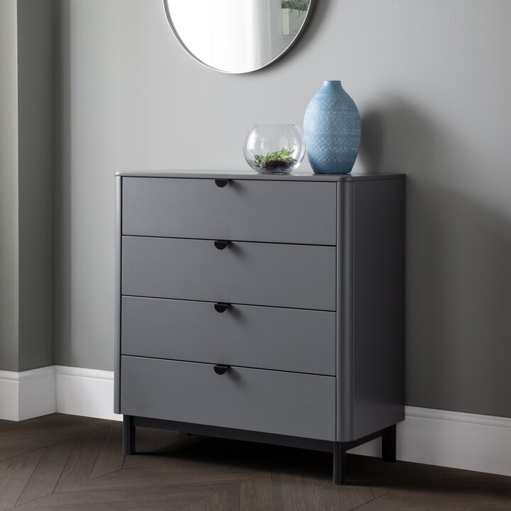 Dunelm Chloe 4 Drawer Chest, Grey Grey ShopStyle