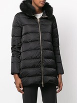 Thumbnail for your product : Herno Fur Trim Hooded Coat