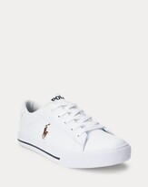 Thumbnail for your product : Polo Ralph Lauren Easten II Faux-Leather Trainer