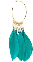 Thumbnail for your product : Lipsy Feather Chandelier Earrings