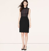 Thumbnail for your product : LOFT Petite Scuba Plaid Front Dress