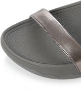 Thumbnail for your product : FitFlop Lulu slide plain lea 2 bar mule sandals