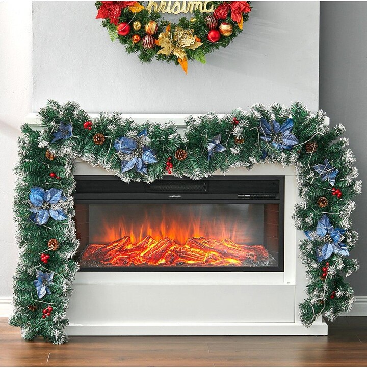 Living and Home 270cm Spruce Artificial Greenery Christmas Garland with