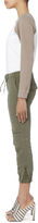 Thumbnail for your product : Nili Lotan Lace-Up Crop Military Pants