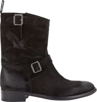Belstaff Suede Bedford Motorcycle Ankle Boots