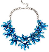 Thumbnail for your product : Haskell Hematite-Tone Blue Geometric Bead Bib Necklace