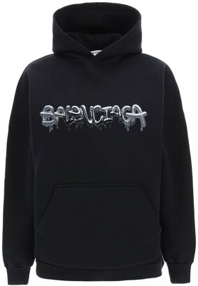 Balenciaga Slime Wide Fit Hoodie - ShopStyle
