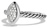 Thumbnail for your product : David Yurman Cable Collectibles Ring with Diamonds