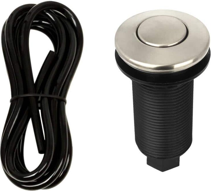 Akicon Brushed Nickel Garbage Disposal Air Switch with Air Hose