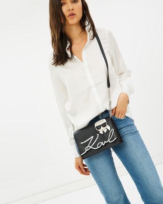 Karl Lagerfeld Paris K/Ikonik Shoulder Bag