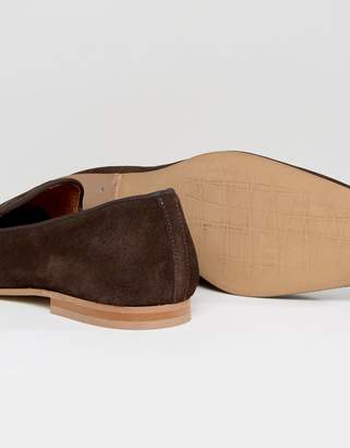 Zign Shoes Suede Dress Loafers
