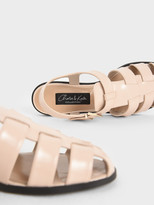 Thumbnail for your product : Charles & Keith Patent Leather Caged Sandals