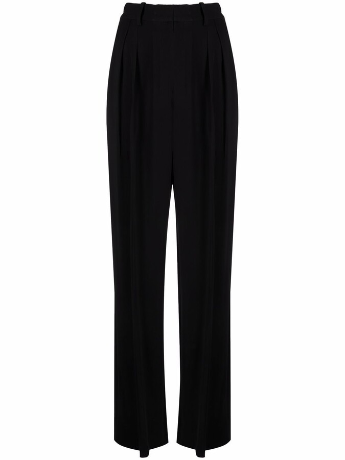 There Was One Pleat-Detail Tailored Trousers - ShopStyle Dress 