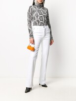 Thumbnail for your product : Just Cavalli Snakeskin-Print High-Neck Top