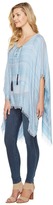 Thumbnail for your product : Vince Camuto Woven Spacedye Stripe Tassel Tie Up Poncho Women's Coat