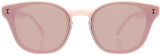 Illesteva Rectangle Lenses-Over-Frame Sunglasses