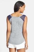 Thumbnail for your product : Wright & Ditson 'Chicago Cubs' Sleeveless Graphic Tee (Juniors)