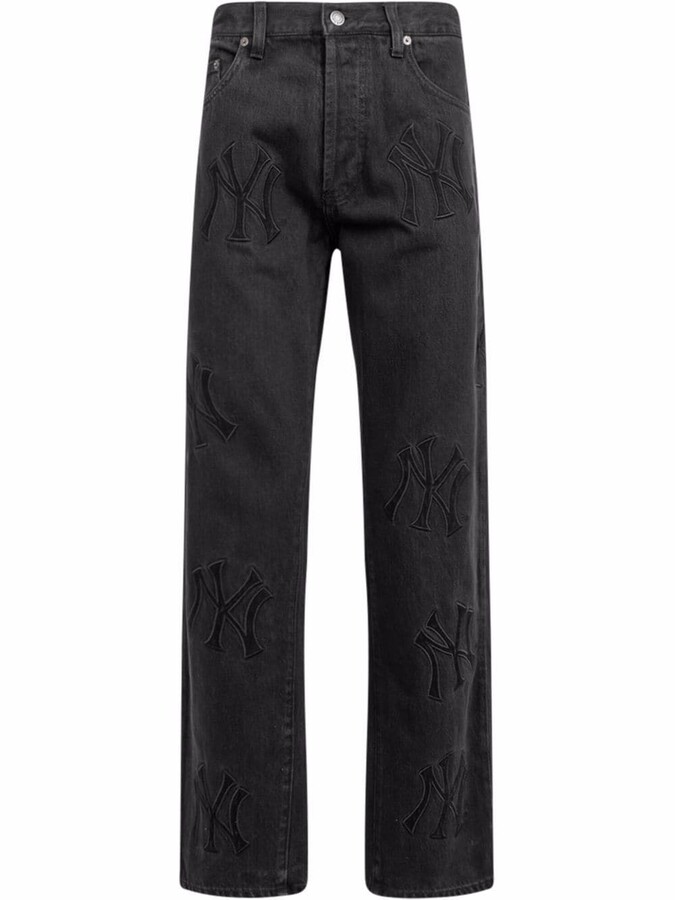 Supreme x New York Yankees regular jeans - ShopStyle