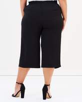 Thumbnail for your product : Evans Wide Crop Trousers