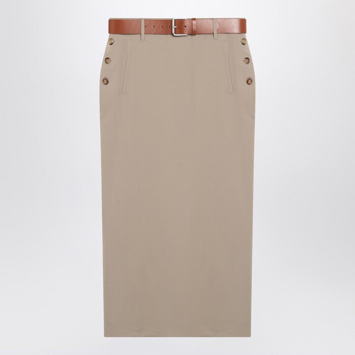 Women's Jupe With Wool Skirt