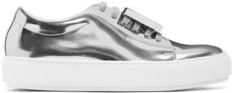 Acne Studios Silver Metallic Adriana Sneakers