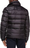 Thumbnail for your product : Moncler Dinant Matte/Shiny Puffer Jacket, Black