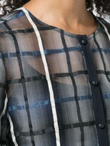 Thumbnail for your product : Emporio Armani Checked Sheer Shirt