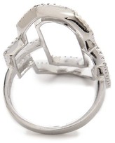 Thumbnail for your product : Fallon Jewelry Emerald Cut Silhouette Ring
