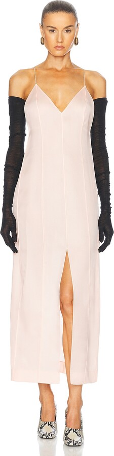 KHAITE Tully Dress in Blush
