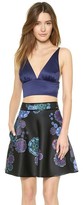 Thumbnail for your product : Cynthia Rowley Dutches Satin Cropped Cami