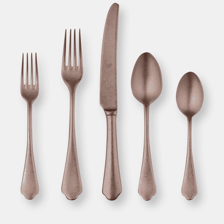 Mepra Cutlery Set 5 Pcs Dolce Vita Pewter Bronze - ShopStyle