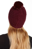 Thumbnail for your product : Kyi Kyi Faux Fur Pompom Classic Beanie