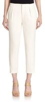 Thumbnail for your product : Haute Hippie Front Pleat Cropped Pants