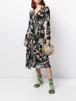 Thumbnail for your product : Diane von Furstenberg Tilly botanical-print dress