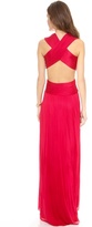 Thumbnail for your product : Catherine Deane Sylver Cross Back Gown