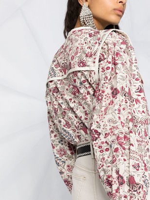 Isabel Marant Casey floral-print blouse