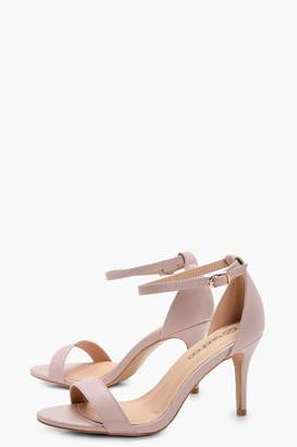 boohoo Extra Wide Fit Low Heel Two Parts