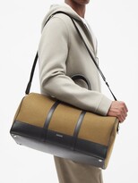 Thumbnail for your product : TANNER KROLLE The Walker Wrap Wool-twill Suit-carrier Holdall - Khaki