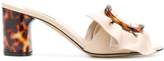 Thumbnail for your product : Casadei tortoise-shell effect mules