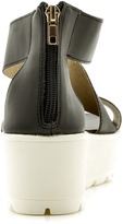 Thumbnail for your product : C Label Black Platform Shoe