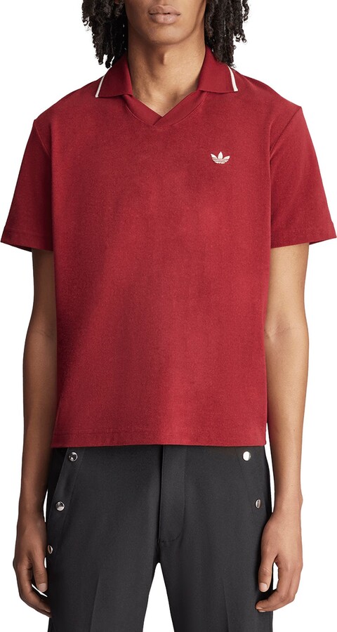 ADIDAS X WALES BONNER Johnny Collar Terry Cloth Polo