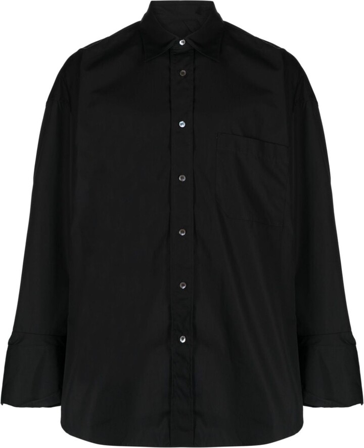 marina yee Oversized String Shirt - ShopStyle Tops