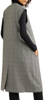 Thumbnail for your product : Vetements Frayed Prince Of Wales Checked Wool Vest