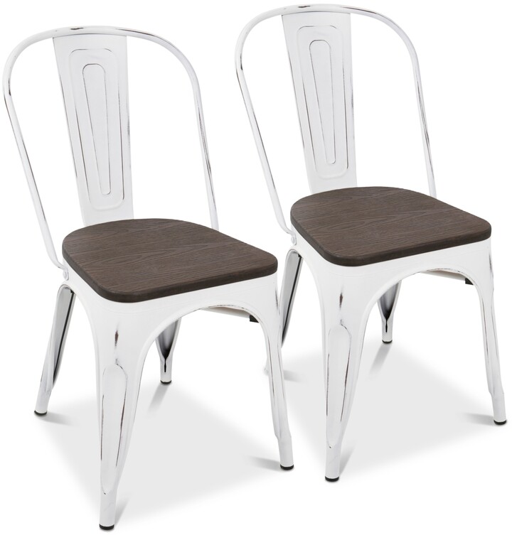Lumisource Oregon Dining Chair Set of 2