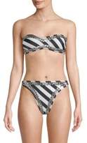 Thumbnail for your product : Norma Kamali Studded Sunglass Bikini Top