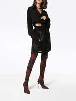 Thumbnail for your product : Unravel Project deconstructed cotton virgin wool-blend trench coat