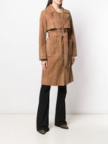 Thumbnail for your product : Yves Salomon Belted Midi Coat