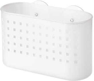 InterDesign Suction Bathroom Shower Caddy Basket for Shampoo, Conditioner, Soap - Frost