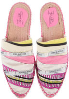 Thumbnail for your product : Emilio Pucci Satin Espadrille Mules