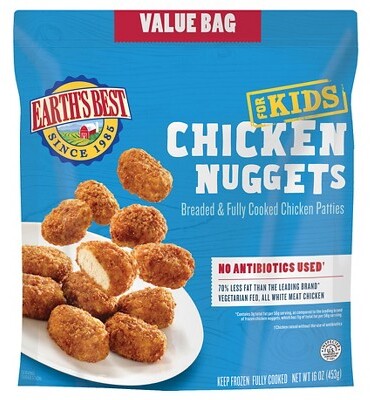 Earth's Best Kidz All Natural Baked Frozen Chicken Nuggets - 16oz